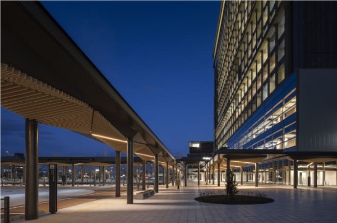 岐阜県庁屋外通路 岐阜県岐阜市